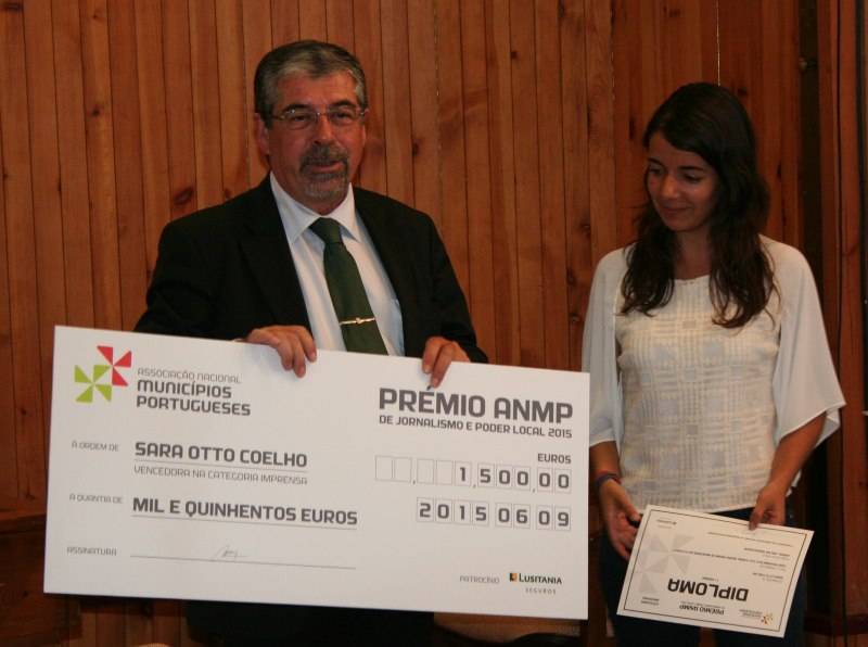 Com um trabalho sobre mercados municipais Sara Otto Coelho ganhou 1.º Prémio  ANMP de Jornalism...